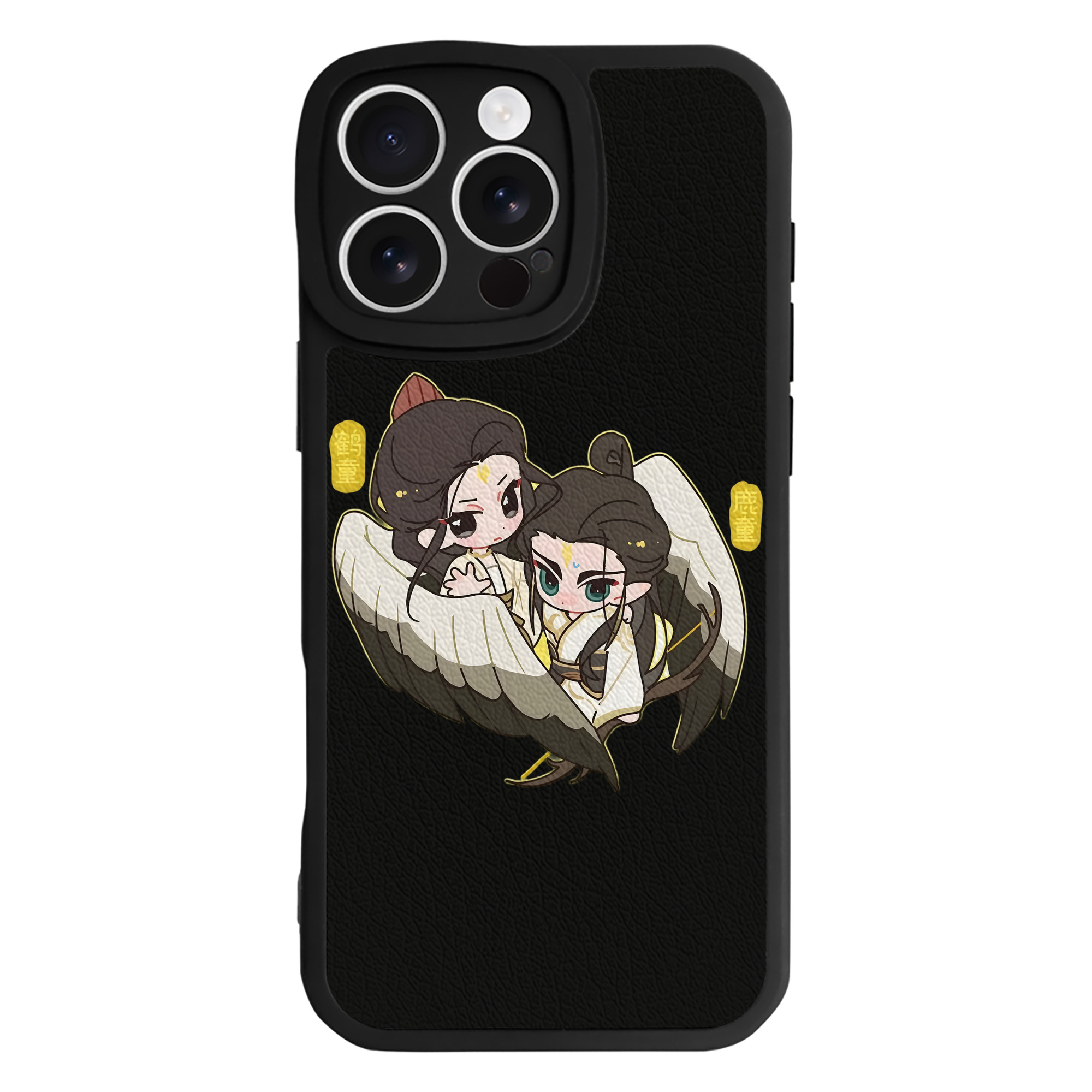 （画像用） Ne Zha 2 ナタ 魔童の大暴れ 【iPhone 16シリーズ対応】シリコンスマホケース（レザー調） 材質：シリコン
